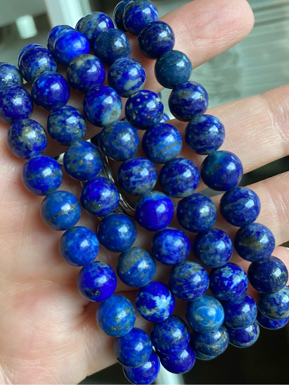 💙 Lapis Lazuli Crystal Bracelet – Wisdom • Truth • Inner Power